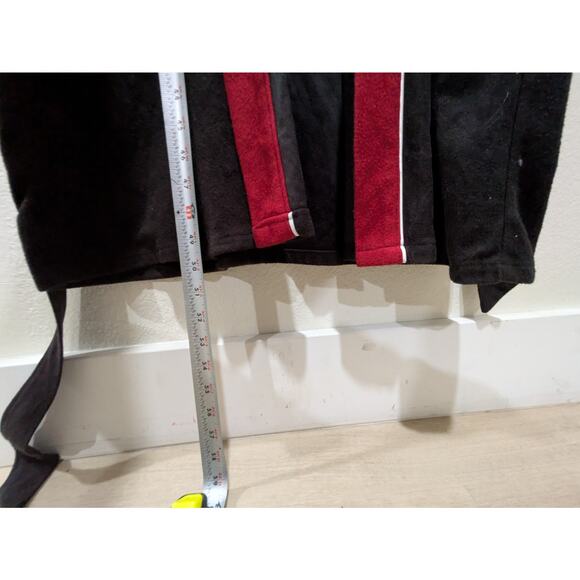 RCA Robe Corporation of America Robe Men's 1X Black Red with Tie Classic Vintage - Picture 11 of 14